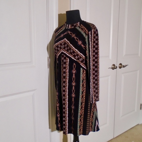 FREE PEOPLE 'Stella' Black Knit Mini Dress XS/S - Picture 5 of 9